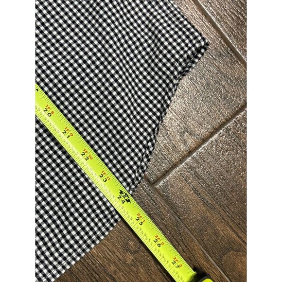 Vintage Lemon Grass Applique Button Shirt Halloween Black Check Trick-or-Treat M - Picture 13 of 13